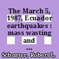 The March 5, 1987, Ecuador earthquakes : mass wasting and socioeconomic effects [E-Book] /