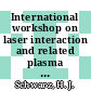 International workshop on laser interaction and related plasma phenomena. 2 : proceedings : Hartford, CT, 30.08.1971-03.09.1971.