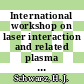 International workshop on laser interaction and related plasma phenomena. 3A : proceedings : Troy, NY, 13.08.1973-17.08.1973.