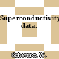 Superconductivity data.