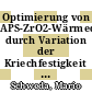 Optimierung von APS-ZrO2-Wärmedämmschichten durch Variation der Kriechfestigkeit und der Grenzflächenrauhigkeit [E-Book] /