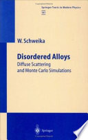 Disordered alloys : diffuse scattering and Monte Carlo simulations /