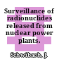 Surveillance of radionuclides released from nuclear power plants.