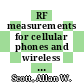 RF measurements for cellular phones and wireless data systems / [E-Book]