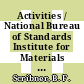 Activities / National Bureau of Standards Institute for Materials Research Analytical Chemistry Division Spectrochemical Analysis Section : July 1969 to June 1970.