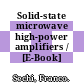 Solid-state microwave high-power amplifiers / [E-Book]
