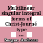 Multilinear singular integral forms of Christ-Journé type [E-Book] /