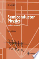 Semiconductor Physics [E-Book] : An Introduction /