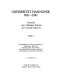 Universität Hannover 1831-1981. Bd 0001 : Festschrift zum 150jährigen Bestehen der Universität Hannover.
