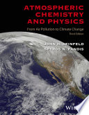 Atmospheric chemistry and physics : from air pollution to climate change [E-Book] /