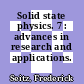 Solid state physics. 7 : advances in research and applications.