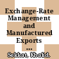 Exchange-Rate Management and Manufactured Exports in Sub-Saharan Africa [E-Book] /