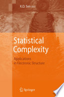 Statistical Complexity [E-Book] : Applications in Electronic Structure /