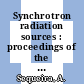 Synchrotron radiation sources : proceedings of the national workshop organised by Working Group 'C' of the National Committee on Advanced High Energy Accelerator Facility, University of Poona, September 29-30, 1980 /