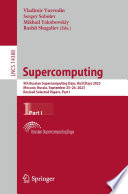 Supercomputing [E-Book] : 9th Russian Supercomputing Days, RuSCDays 2023, Moscow, Russia, September 25-26, 2023, Revised Selected Papers, Part I /
