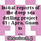 Initial reports of the deep sea drilling project 61 : Apra, Guam to Majuro Atoll, Marshall Islands, May - July 1978