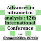 Advances in ultrametric analysis : 12th International Conference on p-adic Functional Analysis, July 2-6, 2012, University of Manitoba, Winnipeg, Canada [E-Book] /
