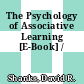 The Psychology of Associative Learning [E-Book] /