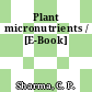 Plant micronutrients / [E-Book]