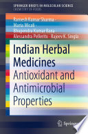 Indian Herbal Medicines [E-Book] : Antioxidant and Antimicrobial Properties /