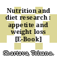 Nutrition and diet research : appetite and weight loss [E-Book] /