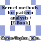 Kernel methods for pattern analysis / [E-Book]
