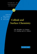 Colloid and surface chemistry /