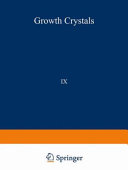 Growth of crystals. 9 /