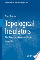 Topological Insulators [E-Book] : Dirac Equation in Condensed Matter /
