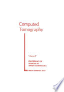 Computed tomography : Short course : Cincinnati, OH, 11.01.82-12.01.82 /