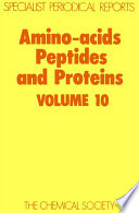 Amino-acids, peptides and proteins : v. 10 : a review of the literature published during 1977  / [E-Book]