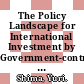 The Policy Landscape for International Investment by Government-controlled Investors [E-Book]: A Fact Finding Survey /