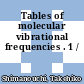 Tables of molecular vibrational frequencies . 1 /