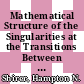 Mathematical Structure of the Singularities at the Transitions Between Steady States in Hydrodynamic Systems [E-Book] /
