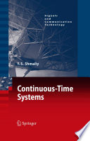 Continuous-Time Systems [E-Book] /
