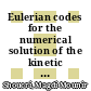Eulerian codes for the numerical solution of the kinetic equations of plasmas / [E-Book]