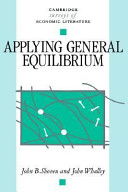 Applying general equilibrium /