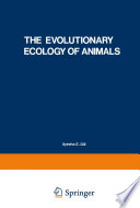 The Evolutionary Ecology of Animals [E-Book] /