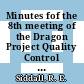 Minutes fof the 8th meeting of the Dragon Project Quality Control Working Party : held at AEE Winfrith - 11/12 june 1974 [E-Book] /