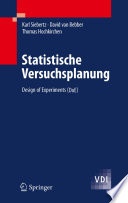 Statistische Versuchsplanung [E-Book] : Design of Experiments (DoE) /