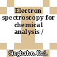 Electron spectroscopy for chemical analysis /