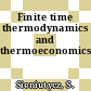 Finite time thermodynamics and thermoeconomics.