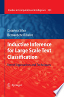 Inductive Inference for Large Scale Text Classification [E-Book] : Kernel Approaches and Techniques /