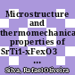 Microstructure and thermomechanical properties of SrTi1-xFexO3−δ oxygen transport membranes and supports [E-Book] /