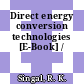 Direct energy conversion technologies [E-Book] /