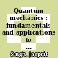 Quantum mechanics : fundamentals and applications to technology [E-Book] /