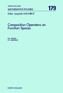 Composition operators on function spaces [E-Book] /