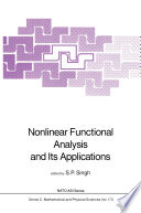 Nonlinear Functional Analysis and Its Applications [E-Book] /