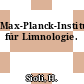 Max-Planck-Institut für Limnologie.