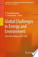Global Challenges in Energy and Environment [E-Book] : Select Proceedings of ICEE 2018 /